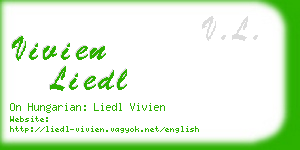 vivien liedl business card